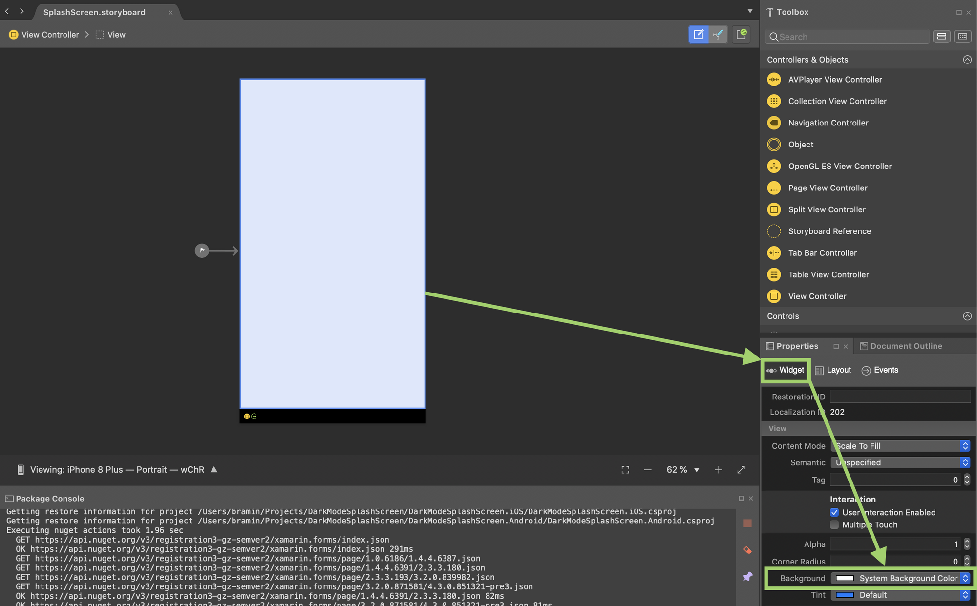 Xamarin: Creating a Dark Mode Splash Screen